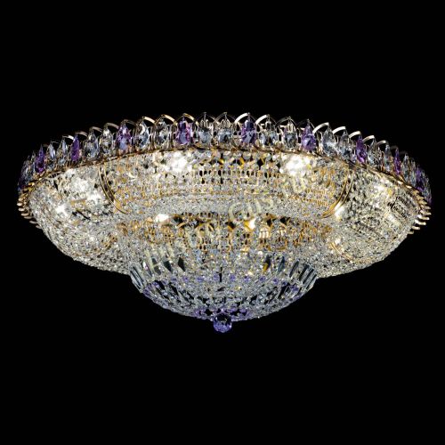 Люстра Кольцо Классика фиолетовая 800 мм в Магнитогорске Гусь Хрустальный