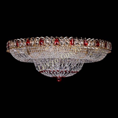 Люстра Кольцо Классика красное 800 мм  в Магнитогорске Гусь Хрустальный