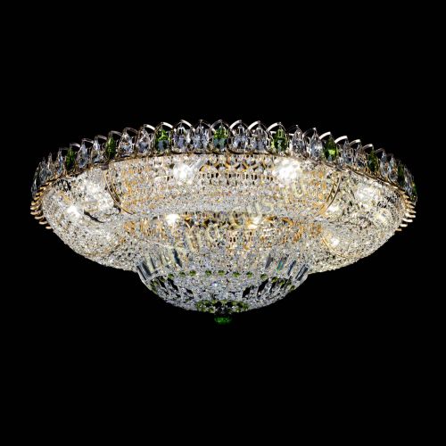 Люстра Кольцо Классика зеленое 800 мм  в Магнитогорске Гусь Хрустальный