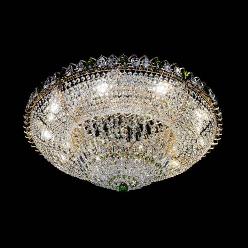 Люстра Кольцо Классика зеленое 800 мм  в Магнитогорске Гусь Хрустальный