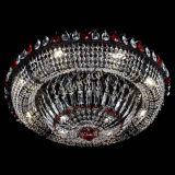 Люстра Кольцо Классика №8 Черная с красными подвесками в Магнитогорске Люстра Кольцо Классика №8 Черная с красными подвесками в Магнитогорске