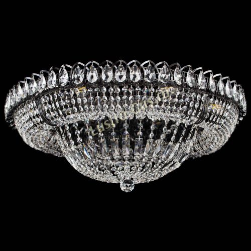 Люстра Кольцо Классика №8 Черная в Магнитогорске Гусь Хрустальный