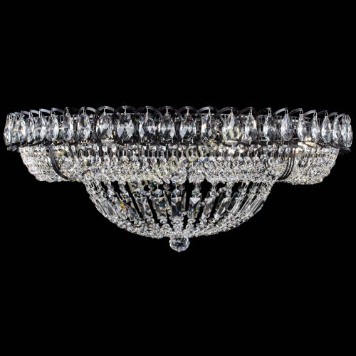 Люстра Кольцо Классика №8 Черная в Магнитогорске Гусь Хрустальный