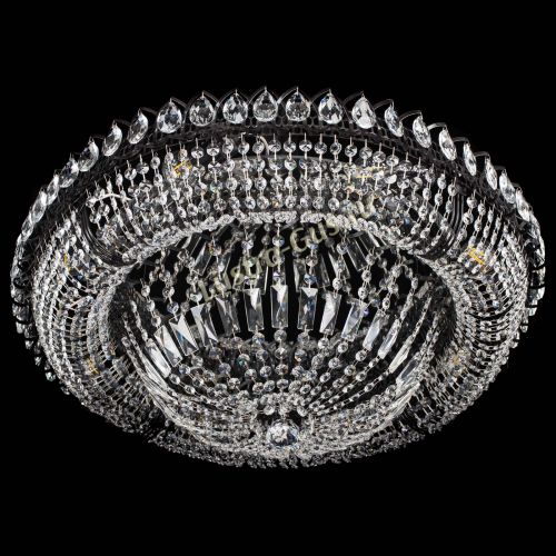 Люстра Кольцо Классика №8 Черная в Магнитогорске Гусь Хрустальный