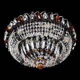 Люстра Кольцо Классика Черная с чайными подвесками в Магнитогорске Люстра Кольцо Классика Черная с чайными подвесками в Магнитогорске