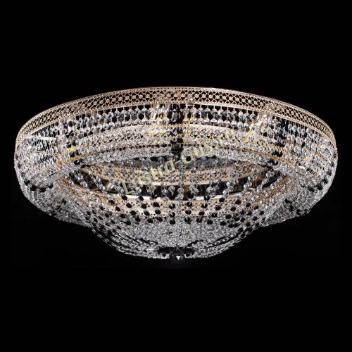 Люстра Кольцо Классика Венеция черная в Магнитогорске Гусь Хрустальный