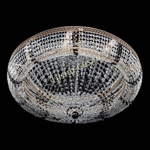 Люстра Кольцо Классика Венеция черная в Магнитогорске Гусь Хрустальный