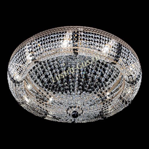 Люстра Кольцо Классика Венеция черная в Магнитогорске Гусь Хрустальный