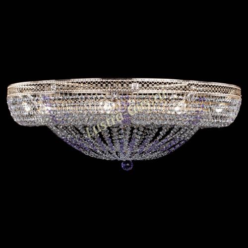 Люстра Кольцо Классика Венеция фиолетовая в Магнитогорске Гусь Хрустальный