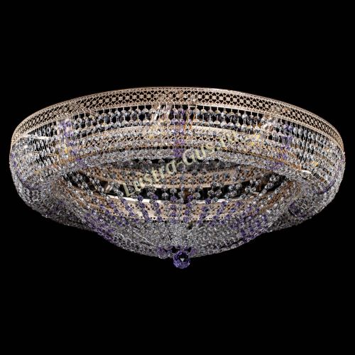 Люстра Кольцо Классика Венеция фиолетовая в Магнитогорске Гусь Хрустальный