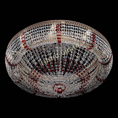 Люстра Кольцо Классика Венеция красная в Магнитогорске Гусь Хрустальный