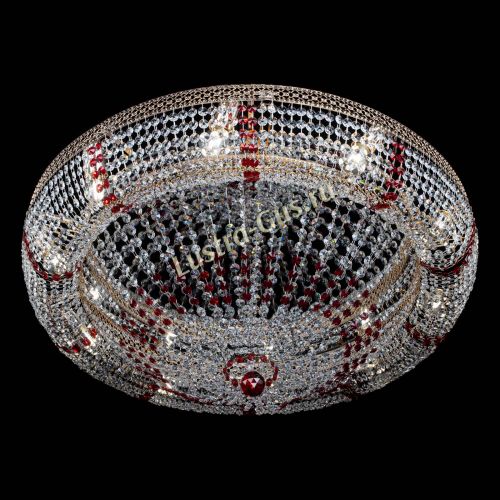 Люстра Кольцо Классика Венеция красная в Магнитогорске Гусь Хрустальный