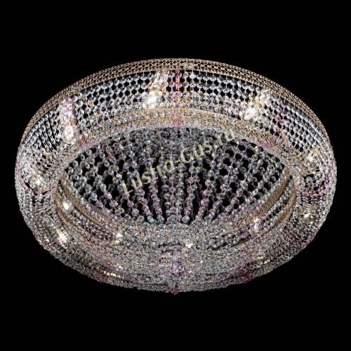 Люстра Кольцо Классика Венеция розовая в Магнитогорске Гусь Хрустальный