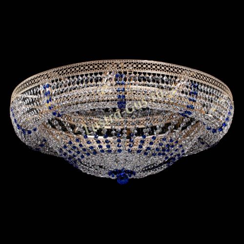 Люстра Кольцо Классика Венеция синяя в Магнитогорске Гусь Хрустальный