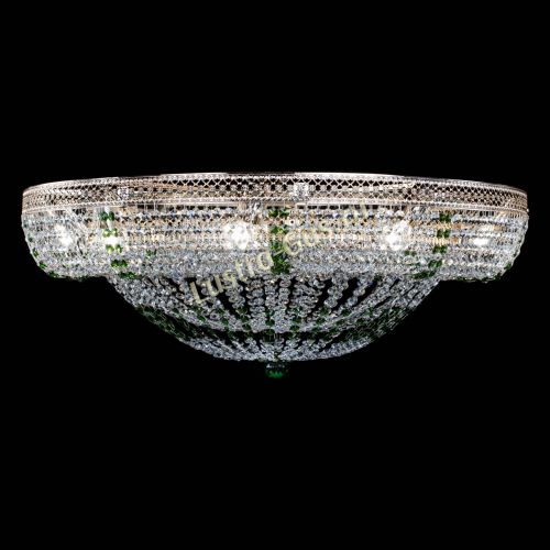 Люстра Кольцо Классика Венеция зеленая в Магнитогорске Гусь Хрустальный