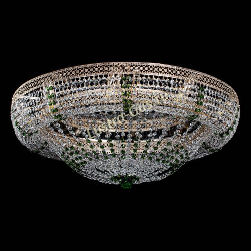 Люстра Кольцо Классика Венеция зеленая в Магнитогорске Гусь Хрустальный