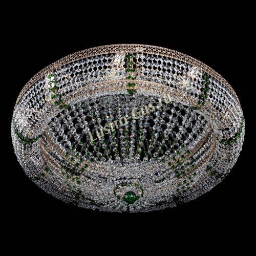 Люстра Кольцо Классика Венеция зеленая в Магнитогорске Гусь Хрустальный