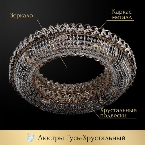 Люстра Кольцо оптикон в Магнитогорске Гусь Хрустальный