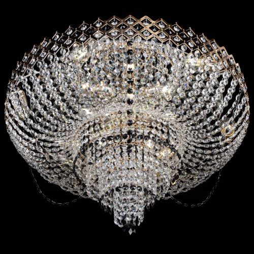 Люстра Корона №11 черная в Магнитогорске Гусь Хрустальный