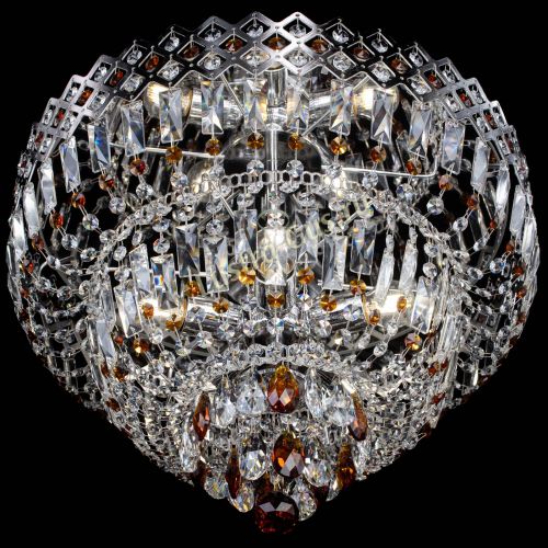 Люстра Корона №5 чайная в Магнитогорске Гусь Хрустальный