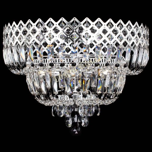 Люстра Корона №5 черная в Магнитогорске Гусь Хрустальный