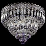 Люстра Корона №5 фиолетовая в Магнитогорске