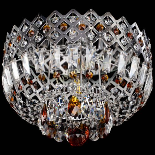 Люстра Корона пластинка №1 чайная в Магнитогорске Гусь Хрустальный