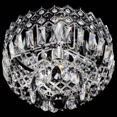 Люстра Корона пластинка №1 черная в Магнитогорске Гусь Хрустальный