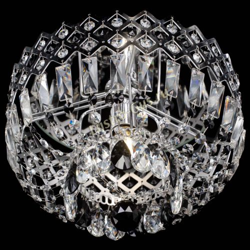 Люстра Корона пластинка №1 черная в Магнитогорске Гусь Хрустальный