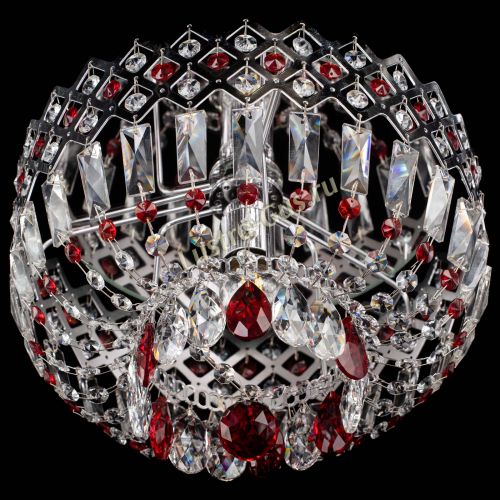 Люстра Корона пластинка №1 красная в Магнитогорске Гусь Хрустальный