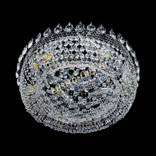 Люстра Корона Сетка 450 мм в Магнитогорске Гусь Хрустальный