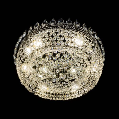 Люстра Корона Сетка 450 мм в Магнитогорске Гусь Хрустальный