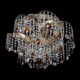 Люстра Космея №4 чайная №2, диаметр - 520 мм, цвет - золото, Люстры Гусь Хрустальный Люстра Космея №4 чайная №2, диаметр - 520 мм, цвет - золото, Люстры Гусь Хрустальный