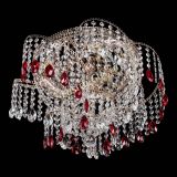 Люстра Космея №4 красная в Магнитогорске