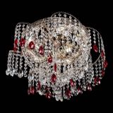 Люстра Космея №4 красная в Магнитогорске