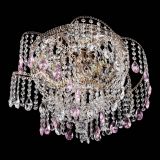 Люстра Космея №4 розовая в Магнитогорске