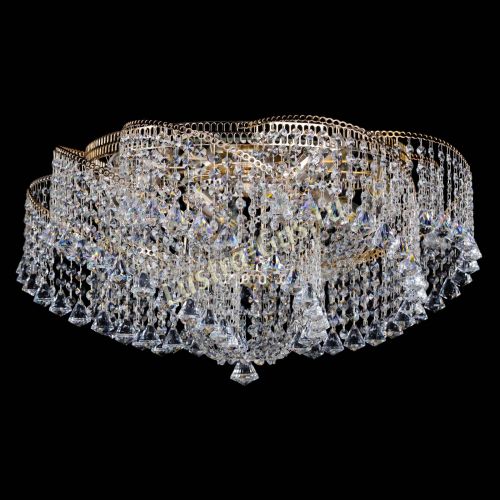 Люстра Космея №6 конус в Магнитогорске Гусь Хрустальный