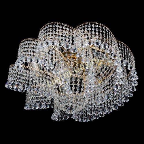 Люстра Космея №6 конус в Магнитогорске Гусь Хрустальный