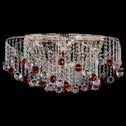 Люстра Космея №6 шар 40 мм чайная в Магнитогорске Гусь Хрустальный