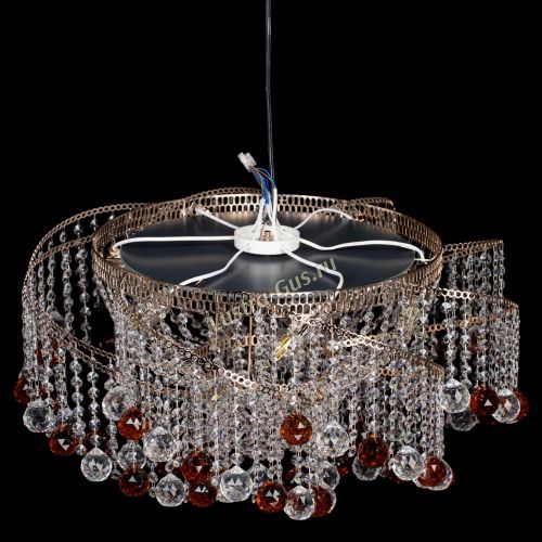 Люстра Космея №6 шар 40 мм чайная в Магнитогорске Гусь Хрустальный