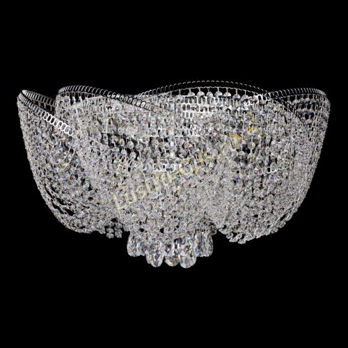 Люстра Космея Бутон большая в Магнитогорске Гусь Хрустальный