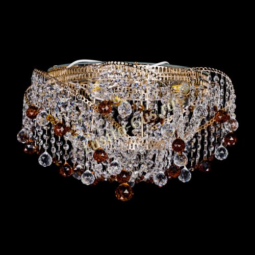 Люстра Космея шар 40 мм чайная в Магнитогорске Гусь Хрустальный