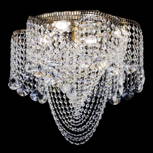 Люстра Космея Водоворот Веер под бронзу в Магнитогорске Гусь Хрустальный