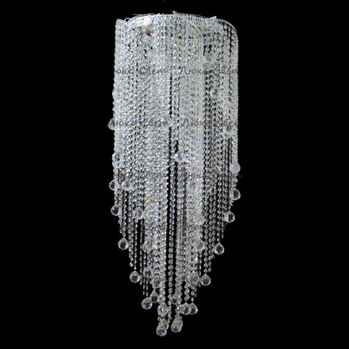 Люстра Космос 5 ламп  шар 40 мм длинная в Магнитогорске Гусь Хрустальный