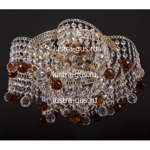 Люстра Космос шар 40 мм чайная в Магнитогорске Гусь Хрустальный