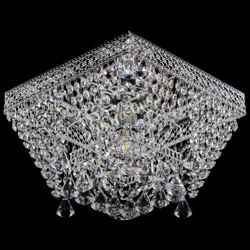 Люстра Квадрат №12 конусы в Магнитогорске Гусь Хрустальный