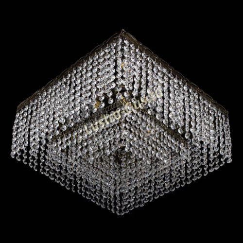 Люстра Квадрат №3 под бронзу в Магнитогорске Гусь Хрустальный