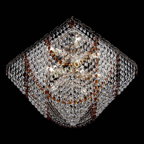 Люстра Квадрат Бриз чайная в Магнитогорске Гусь Хрустальный