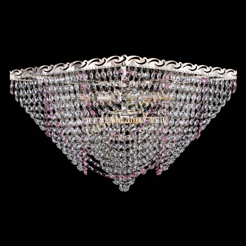 Люстра Квадрат Бриз розовая в Магнитогорске Люстра Квадрат Бриз розовая в Магнитогорске