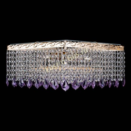 Люстра Квадрат Гамма Дубик цветная в Магнитогорске Гусь Хрустальный